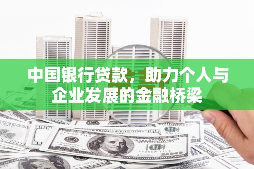 普安中国银行贷款，助力个人与企业发展的金融桥梁