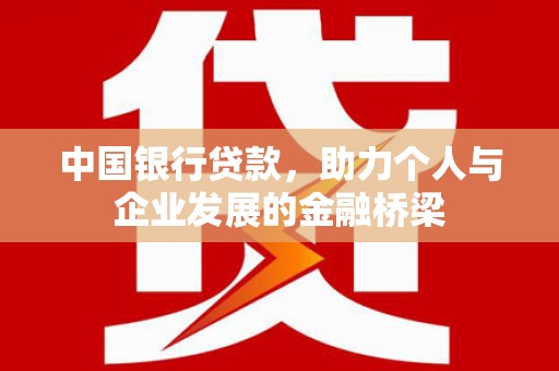 普安中国银行贷款，助力个人与企业发展的金融桥梁