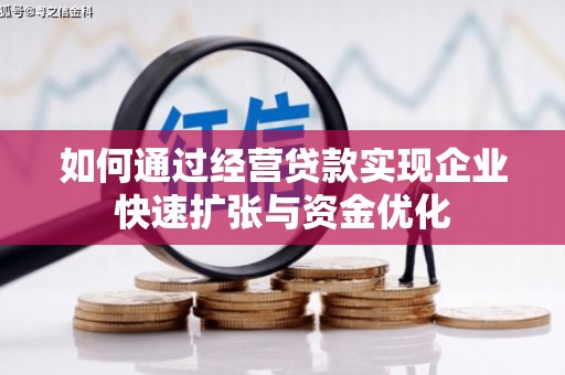 普安如何通过经营贷款实现企业快速扩张与资金优化