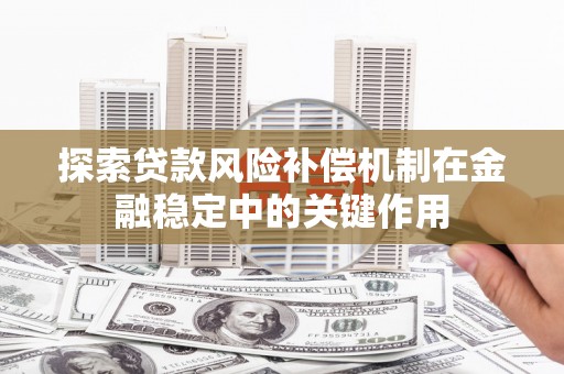 普安探索贷款风险补偿机制在金融稳定中的关键作用