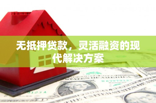 普安无抵押贷款，灵活融资的现代解决方案